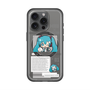 スリムプロテクションプレミアムケース with MagSafe［ しろたん×初音ミク - 初音ミク - インフォグラフィック ］