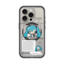 スリムプロテクションプレミアムケース with MagSafe［ しろたん×初音ミク - 初音ミク - インフォグラフィック ］