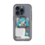 スリムプロテクションプレミアムケース with MagSafe［ しろたん×初音ミク - 初音ミク - インフォグラフィック ］
