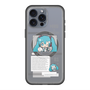 スリムプロテクションプレミアムケース with MagSafe［ しろたん×初音ミク - 初音ミク - インフォグラフィック ］