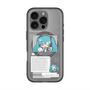 スリムプロテクションプレミアムケース with MagSafe［ しろたん×初音ミク - 初音ミク - インフォグラフィック ］