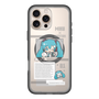 スリムプロテクションプレミアムケース with MagSafe［ しろたん×初音ミク - 初音ミク - インフォグラフィック ］