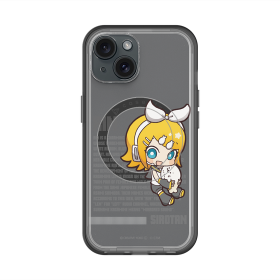 スリムプロテクションプレミアムケース with MagSafe［ しろたん×初音ミク - 鏡音リン - デジタルコード ］