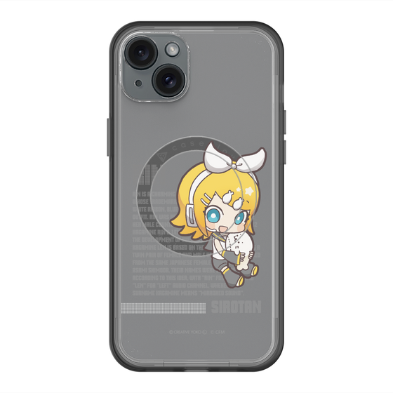 スリムプロテクションプレミアムケース with MagSafe［ しろたん×初音ミク - 鏡音リン - デジタルコード ］