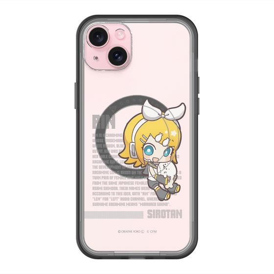 スリムプロテクションプレミアムケース with MagSafe［ しろたん×初音ミク - 鏡音リン - デジタルコード ］