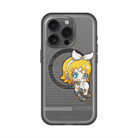 スリムプロテクションプレミアムケース with MagSafe［ しろたん×初音ミク - 鏡音リン - デジタルコード ］