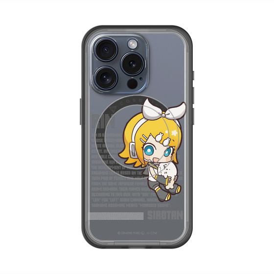 スリムプロテクションプレミアムケース with MagSafe［ しろたん×初音ミク - 鏡音リン - デジタルコード ］