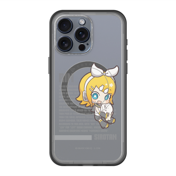 スリムプロテクションプレミアムケース with MagSafe［ しろたん×初音ミク - 鏡音リン - デジタルコード ］