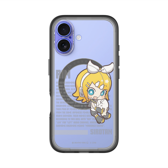 スリムプロテクションプレミアムケース with MagSafe［ しろたん×初音ミク - 鏡音リン - デジタルコード ］