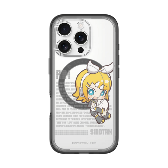 スリムプロテクションプレミアムケース with MagSafe［ しろたん×初音ミク - 鏡音リン - デジタルコード ］