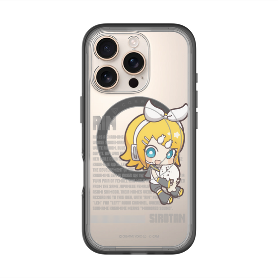 スリムプロテクションプレミアムケース with MagSafe［ しろたん×初音ミク - 鏡音リン - デジタルコード ］