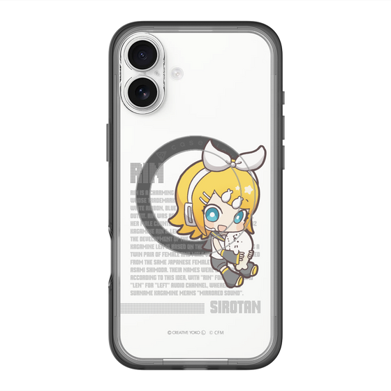 スリムプロテクションプレミアムケース with MagSafe［ しろたん×初音ミク - 鏡音リン - デジタルコード ］