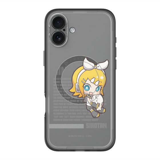 スリムプロテクションプレミアムケース with MagSafe［ しろたん×初音ミク - 鏡音リン - デジタルコード ］