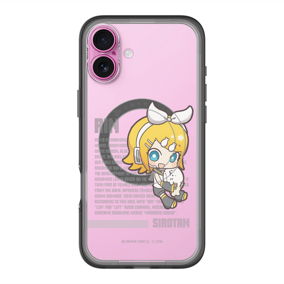 スリムプロテクションプレミアムケース with MagSafe［ しろたん×初音ミク - 鏡音リン - デジタルコード ］