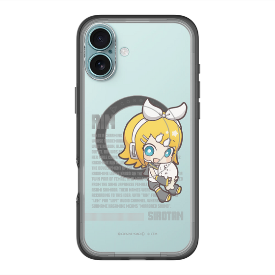 スリムプロテクションプレミアムケース with MagSafe［ しろたん×初音ミク - 鏡音リン - デジタルコード ］
