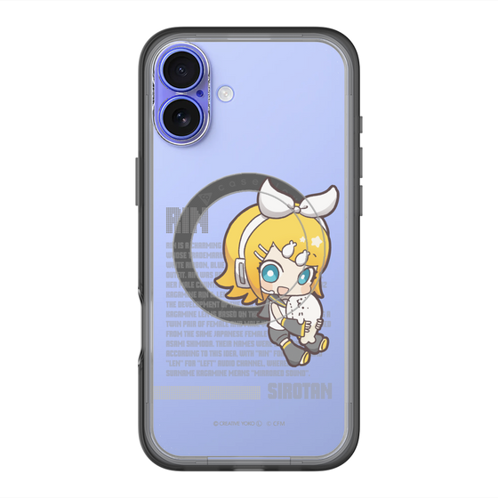 スリムプロテクションプレミアムケース with MagSafe［ しろたん×初音ミク - 鏡音リン - デジタルコード ］