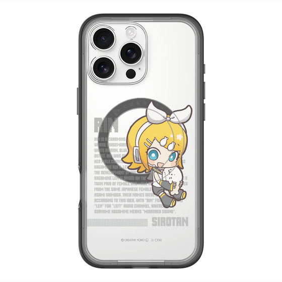 スリムプロテクションプレミアムケース with MagSafe［ しろたん×初音ミク - 鏡音リン - デジタルコード ］