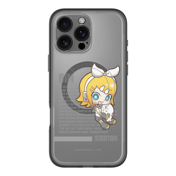 スリムプロテクションプレミアムケース with MagSafe［ しろたん×初音ミク - 鏡音リン - デジタルコード ］