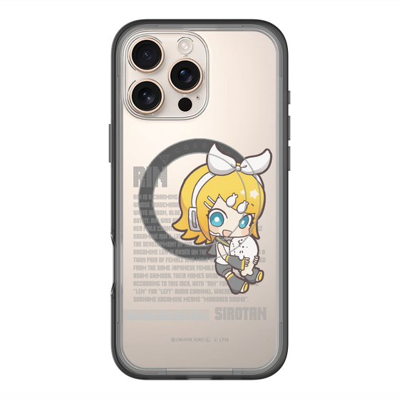 スリムプロテクションプレミアムケース with MagSafe［ しろたん×初音ミク - 鏡音リン - デジタルコード ］