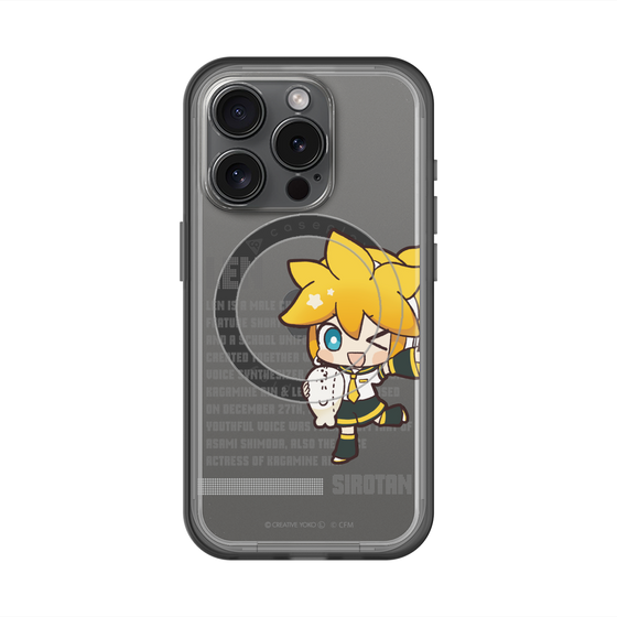 スリムプロテクションプレミアムケース with MagSafe［ しろたん×初音ミク - 鏡音レン - デジタルコード ］