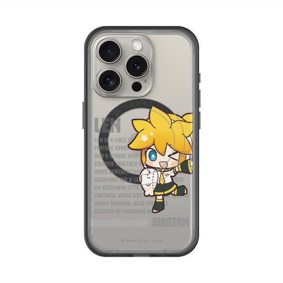 スリムプロテクションプレミアムケース with MagSafe［ しろたん×初音ミク - 鏡音レン - デジタルコード ］