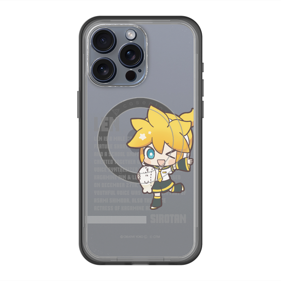 スリムプロテクションプレミアムケース with MagSafe［ しろたん×初音ミク - 鏡音レン - デジタルコード ］