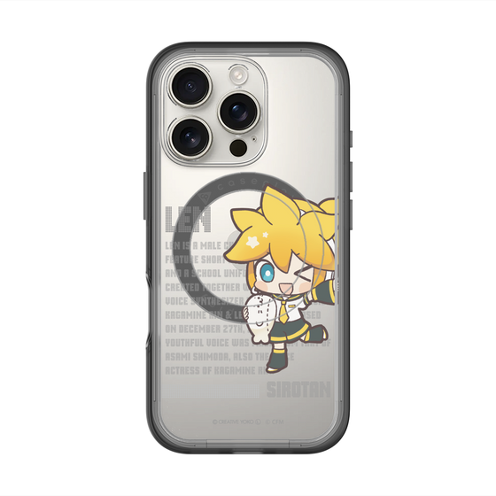 スリムプロテクションプレミアムケース with MagSafe［ しろたん×初音ミク - 鏡音レン - デジタルコード ］