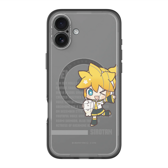 スリムプロテクションプレミアムケース with MagSafe［ しろたん×初音ミク - 鏡音レン - デジタルコード ］