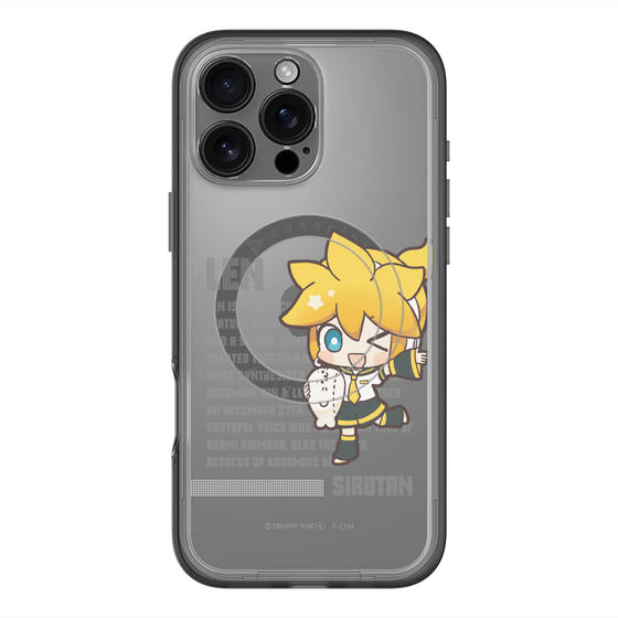 スリムプロテクションプレミアムケース with MagSafe［ しろたん×初音ミク - 鏡音レン - デジタルコード ］