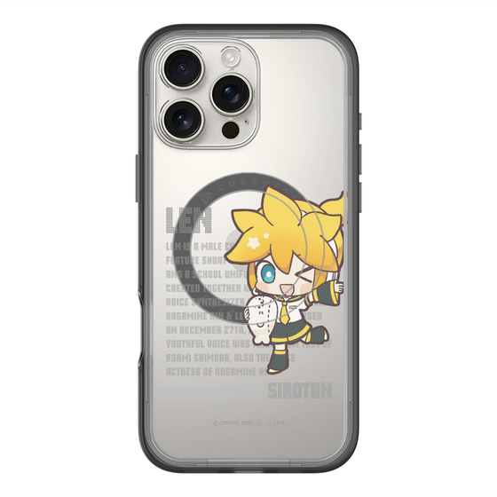 スリムプロテクションプレミアムケース with MagSafe［ しろたん×初音ミク - 鏡音レン - デジタルコード ］