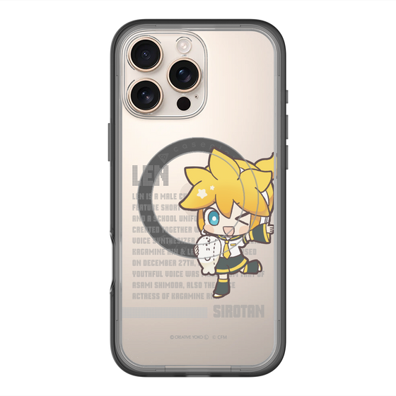 スリムプロテクションプレミアムケース with MagSafe［ しろたん×初音ミク - 鏡音レン - デジタルコード ］