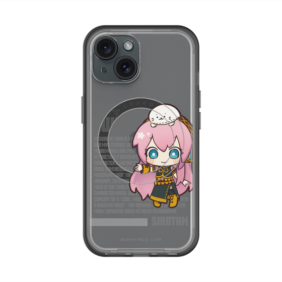 スリムプロテクションプレミアムケース with MagSafe［ しろたん×初音ミク - 巡音ルカ - デジタルコード ］