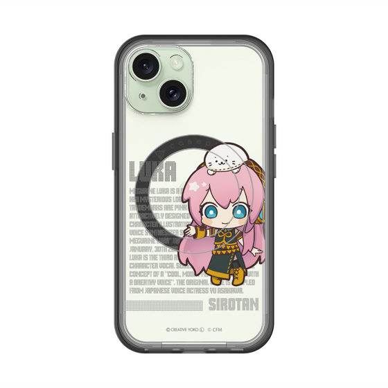 スリムプロテクションプレミアムケース with MagSafe［ しろたん×初音ミク - 巡音ルカ - デジタルコード ］