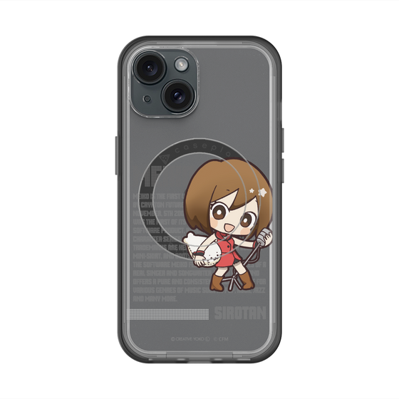 スリムプロテクションプレミアムケース with MagSafe［ しろたん×初音ミク - MEIKO - デジタルコード ］