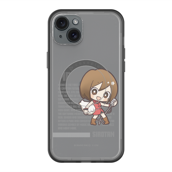 スリムプロテクションプレミアムケース with MagSafe［ しろたん×初音ミク - MEIKO - デジタルコード ］