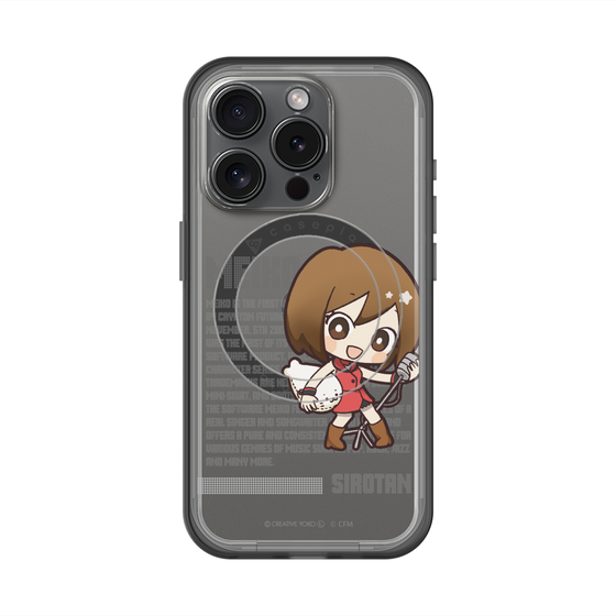 スリムプロテクションプレミアムケース with MagSafe［ しろたん×初音ミク - MEIKO - デジタルコード ］