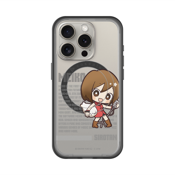 スリムプロテクションプレミアムケース with MagSafe［ しろたん×初音ミク - MEIKO - デジタルコード ］