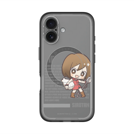 スリムプロテクションプレミアムケース with MagSafe［ しろたん×初音ミク - MEIKO - デジタルコード ］