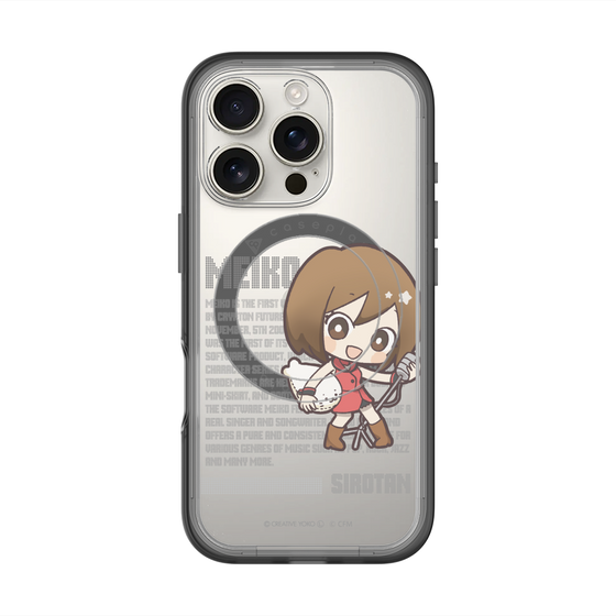 スリムプロテクションプレミアムケース with MagSafe［ しろたん×初音ミク - MEIKO - デジタルコード ］