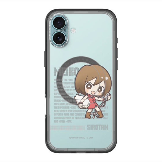 スリムプロテクションプレミアムケース with MagSafe［ しろたん×初音ミク - MEIKO - デジタルコード ］