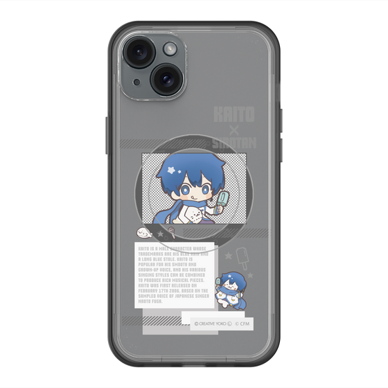 スリムプロテクションプレミアムケース with MagSafe［ しろたん×初音ミク - KAITO - インフォグラフィック ］
