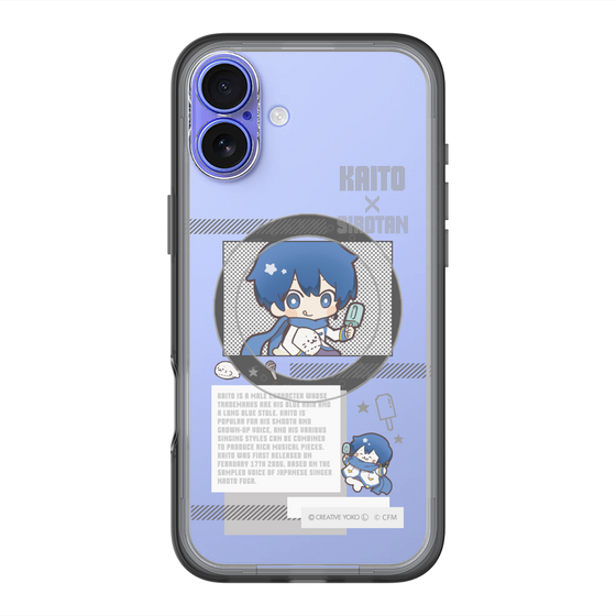 スリムプロテクションプレミアムケース with MagSafe［ しろたん×初音ミク - KAITO - インフォグラフィック ］