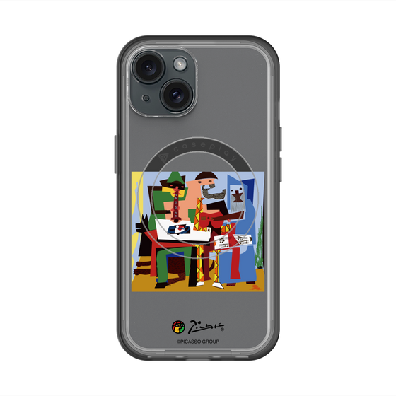 スリムプロテクションプレミアムケース with MagSafe［ PICASSO - Three Musicians ］