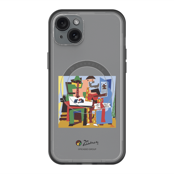 スリムプロテクションプレミアムケース with MagSafe［ PICASSO - Three Musicians ］