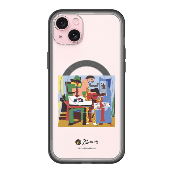 スリムプロテクションプレミアムケース with MagSafe［ PICASSO - Three Musicians ］