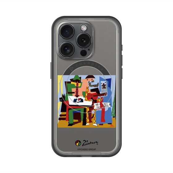 スリムプロテクションプレミアムケース with MagSafe［ PICASSO - Three Musicians ］