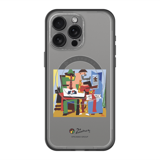 スリムプロテクションプレミアムケース with MagSafe［ PICASSO - Three Musicians ］