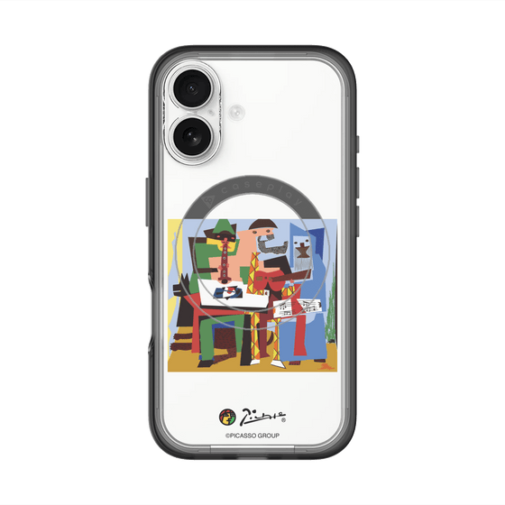 スリムプロテクションプレミアムケース with MagSafe［ PICASSO - Three Musicians ］