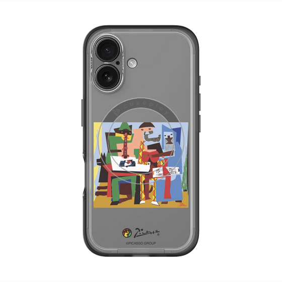スリムプロテクションプレミアムケース with MagSafe［ PICASSO - Three Musicians ］