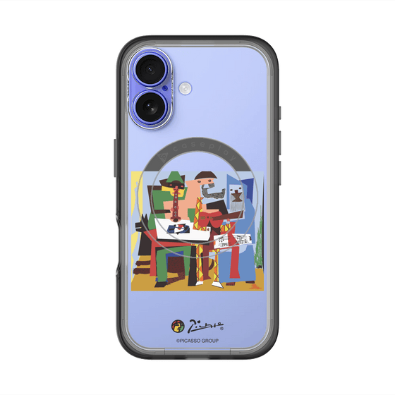 スリムプロテクションプレミアムケース with MagSafe［ PICASSO - Three Musicians ］